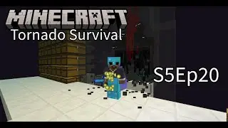 Minecraft Tornado Survival (Localized Weather Mod) S5Ep20: Enderman Farm!
