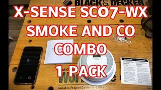 X Sense SC07-WX 1 Pack Smart Smoke and CO Detector Combo