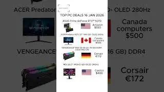 Daily Top PC deals #pccomponents #pcsales #pcgaming #gpu #monitor  #gaming