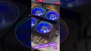 AMD Wraith Prism vs Intel 😂