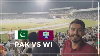 Went to watch Pak Vs WI in Multan cricket  stadium.