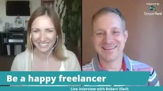 Live interview with Robert Vlach for freelance English teachers, hosted by Nina English