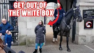 Tourists Get an Earful: Guard&rsquo;s &lsquo;Get Out of the White Box&rsquo; Shout..!