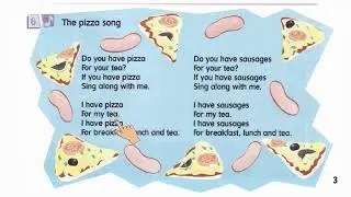 Pearson Excellent 1 Unit 07 The pizza song p 37
