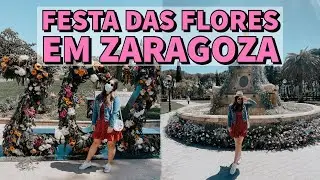 FESTA DAS FLORES NA ESPANHA! 🌸 COMO É O ZARAGOZA FLORENCE - PARQUE GRANDE