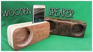 DIY WOODEN PHONE SPEAKER (English Subtitles)