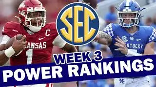 SEC Week 3 Power Rankings (2021 College Football Season)