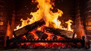 🔥 Cozy Cabin Fireplace LIVE | Relaxing Fire Sounds & Warm Ambience