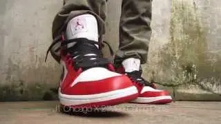 Air Jordan 1 Chicago On Feet X 21Men Camo Pants
