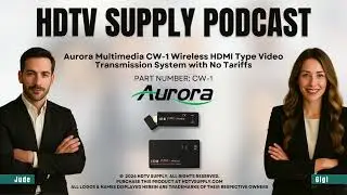 Aurora Multimedia CW-1 Wireless HDMI Type Video Transmission System with No Tariffs