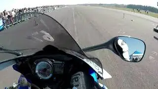 Drag race suzuki gsxr 600 vs gsxs 750 | Makowice 2019 | 1/4mili