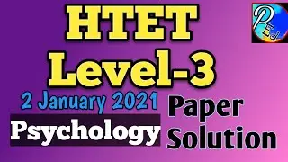 Solution CDP questions HTET PGT 2021 ||Psychology questions analysis level-3