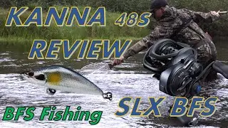Kanna 48s Trout Lure Review (BFS Trout Fishing with SLX BFS)