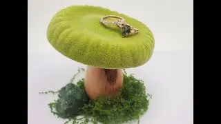 Custom Kite Moss Agate & Rose Gold Engagement Ring