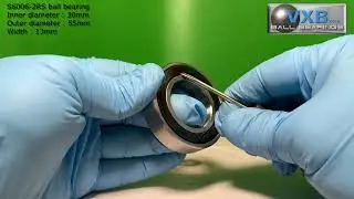 Comparison 30mm inner diameter-Bore-ID  Ball Bearing 6206-2RS vs  Ball Bearing S6006-2RS