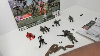 HALO UNSC MARINE PLATOON PACK MEGA CONSTRUX SLOW BUILD