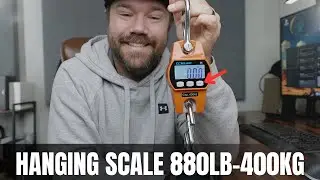 Hanging Scale Demo: Fishing, Hiking, Gym, Travel Use