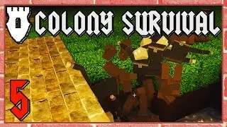 Colony Survival - #5 - Mall Finishing and Wall Expanding!