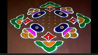15*1 beautiful dot rangoli 🌹 sankranthi rangoli 🌹 pongal festival rangoli 🌹 traditional rangoli 🌹