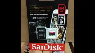 Unboxing & Speed Test Sandisk Extreme Pro 64 GB (Indonesia)