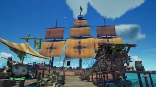 Golden Chaser ship set | Sea of Thieves