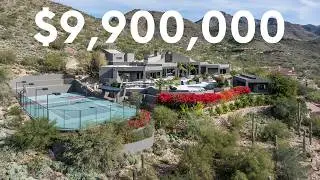 This $9.9M Scottsdale Estate Sits on Its Own Mountain | Guest House & City Views