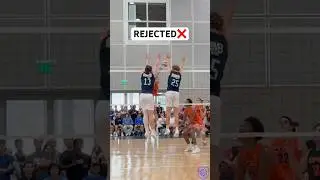 BLOCKED by D1 bound Blockers😳🏐 #volleyball