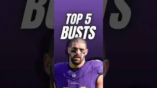 5 Biggest Busts In Fantasy Football! #fantasyfootball #nfl
