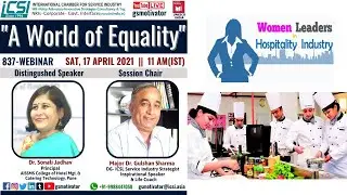 A WORLD OF EQUALITY - Making Education Relevant  by ICSI || 17 April, 2021