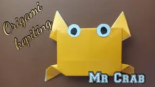 Ide Kreatif Membuat Origami Kepiting Yang mudah