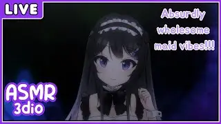 【ASMR 3dio】 i am the voice inside of your head 🎀 Absurdly wholesome maid vibes 🍵💜 PART 2