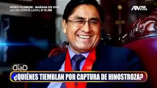 La fuga y captura de Hinostroza: Preso en Madrid