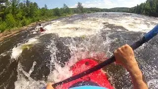 Rouge River Kayaking - Whitewater beginner lesson - July 5 2016