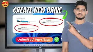 How to Create Partition in Windows 10 & Windows 11 2023 | Create New Drive