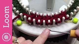 How to Decrease in Double Knit on the Loom