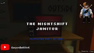 THE NIGHTSHIFT JANITOR [HORROR]*HORRIFYING |Full Gameplay WALKTHROUGH {GOOD ENDING}-Roblox🎮