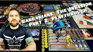Barbarians: The Invasion - Hunt Expansion Solo Play Through
