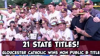 Gloucester Catholic 10 St. Thomas Aquinas 0 | Non Public B Final | Tate DeRias No-Hitter, 13 Ks