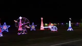 See The Christmas Lights Along North Washington Street In Murfreesboro, Arkansas #shorts