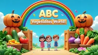 Vegetable ABC Adventure Song | Learn A to Z Vegetables for Kids | 5 Stars Kids Learning
