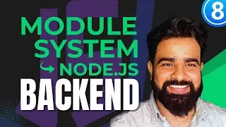 Node.js Module System Explained | Backend Development Series(Part 8)