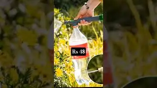 Rs 4$ High Pressure Air Pump Manual Sprayer Adjustable Drink Bottle Spray #airpump #waterpump