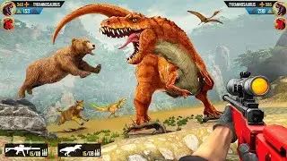 Jungle Dinosaurs Hunting 2 -3D Android game play