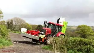 Mowing for Silage with Big Red Beasts!
