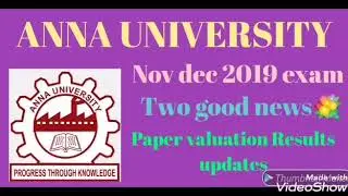 ANNA UNIVERSITY ( RESULT UPDATES NOV DEC 2019)