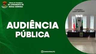 Audiência Pública - Plano Plurianual para o quadriênio 2026 – 2029