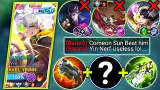 YIN VS TOP GLOBAL LUNOX & AKAI | YIN SIDELANE HYPER CARRY | BEST BUILD & EMBLEM | MOBILE LEGENDS
