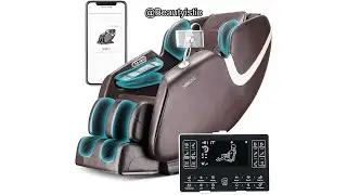 2026 4D Massage Chair Review 🖤 Zero Gravity SL-Track | Smart Voice Control & Full-Body Relaxation