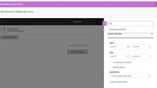 Original Course View: Blackboard Collaborate Ultra (tool) for Staff