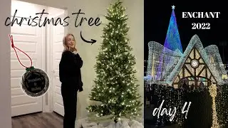 VLOGMAS DAY 4! Putting up my Christmas tree!! + going to ENCHANT 2022 ✨